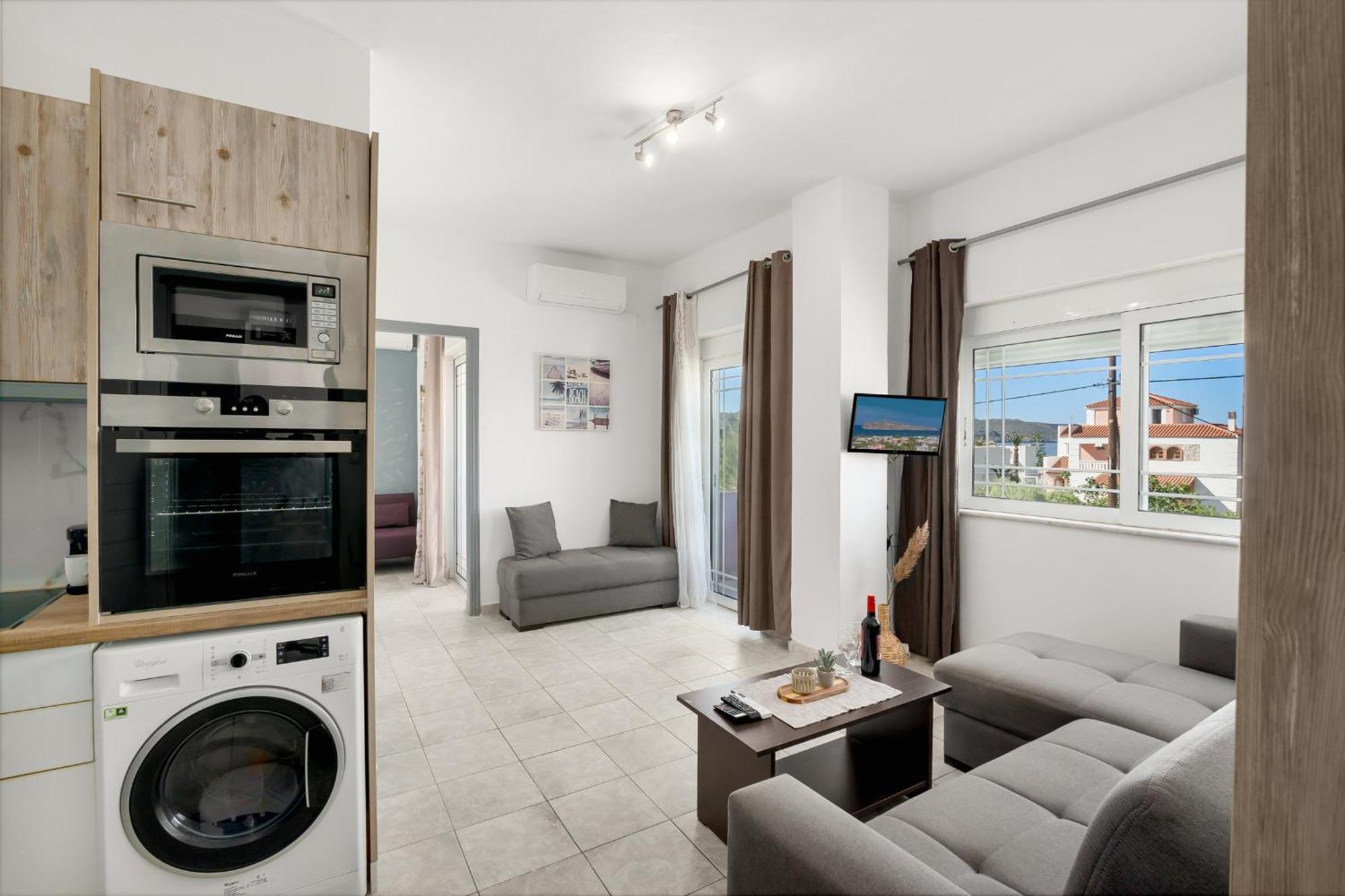 Nikos Apartments Agia Marina 外观 照片